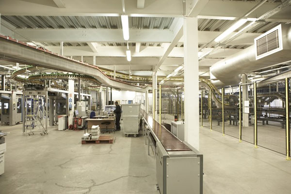 The print site in action