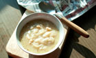 A lighter french onion soup