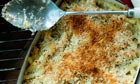 Salt cod macaroni bake
