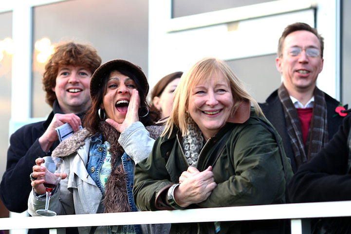 Enjoy England Newbury: Our Guardian winners, joined by Guardian deputy racing editor Chris Cook 