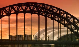 Newcastle and Gateshead, The Tyne Bridge and The Sage