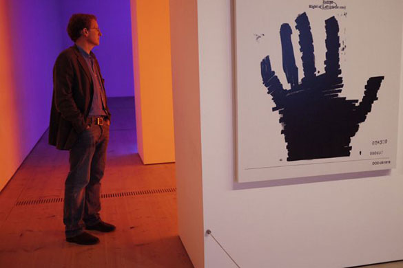 Late Shows: Newcastle: A painting by artist Jenny Holzer