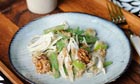 Summer salads: Warm runner beans with&nbsp;walnuts, fennel and&nbsp;apple recipe
