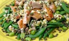 Summer salads: Guinea fowl and summer vegetables with caper and tarragon dressing recipe