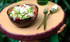 Summer salads: Fattoush with broad beans recipe
