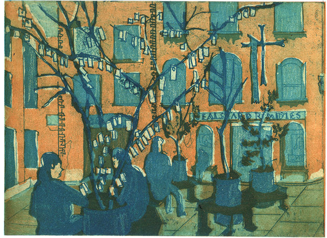 London Lives - longlist: A painting called Neal’s Yard by Jean Dollimore