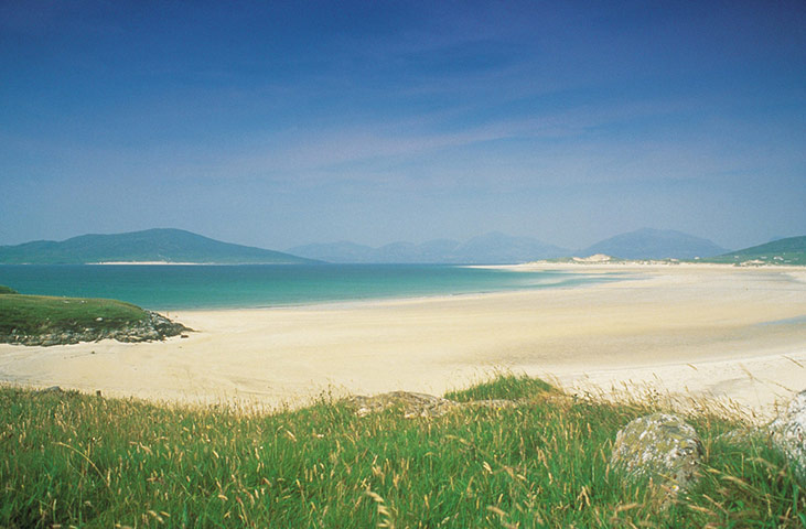New Outer Hebrides: The Isle of Harris is renowned for its expansive sandy beaches.