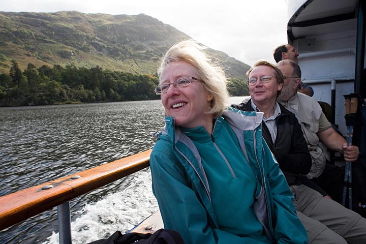 Ullswater walk: Guardian readers Lorraine Porter and Roger Wild 