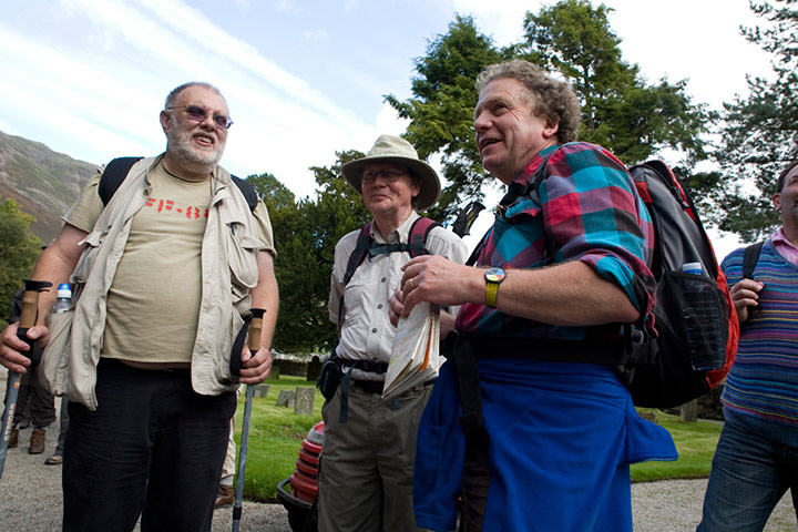 Ullswater walk: David Davenport, Roger Wild and Guardian northern editor Martin Wainwright