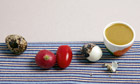 Crudites with anchovy dip recipe