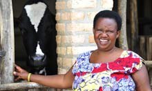 Alphonsine Mubahabana, 47, Ruhango village, Nyanza district, Southern Rwanda.