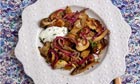 Mushrooms with sourdough croutons recipe