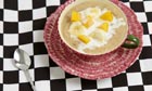 Irish oat porridge with banana, mango and coconut milk recipe