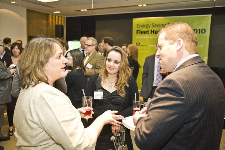 FLEET HERO: Delegates chat at the Fleet Heroes awards 2010