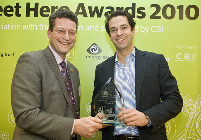 Volkswagen UK pick up the award for Innovation in Car and Manufacture.