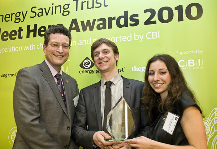 The London borough of Camden pick up their award for Innovation in Fleet Management.