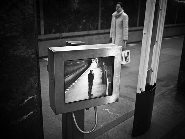 Berlin Panasonic: Photographer self-portrait on CCTV