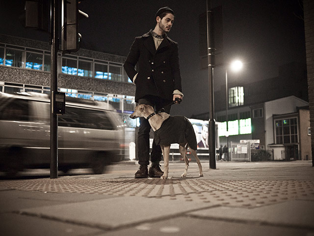 Panasonic - Nocturnal: Greyhound and its owner in London
