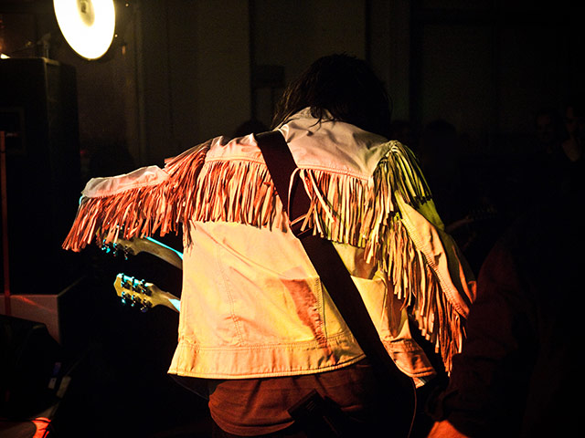 Panasonic - Nocturnal: Guitar player of The Bad Boys on stage in Limehouse