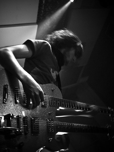 Panasonic - Nocturnal: Guitar player of the Bad Boys on stage in Limehouse