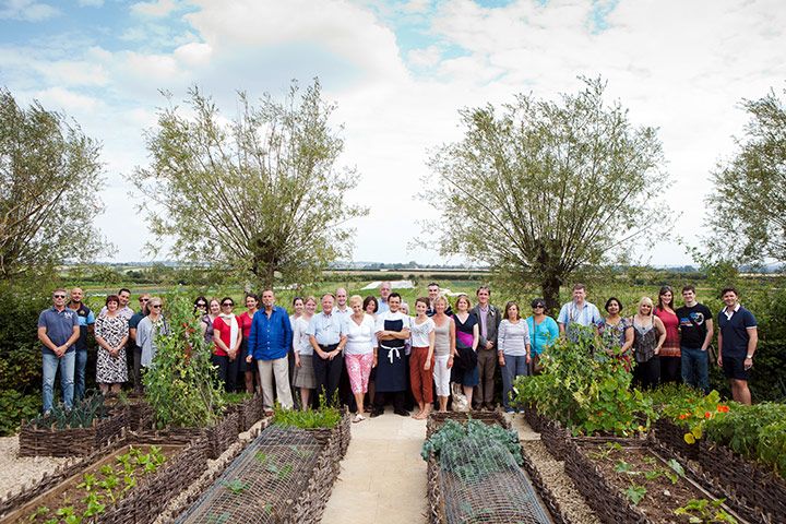 Enjoy England: The winning group of Guardian readers at Daylesford organic farm