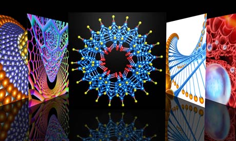 Conceptual computer artwork depicting nanotechnology