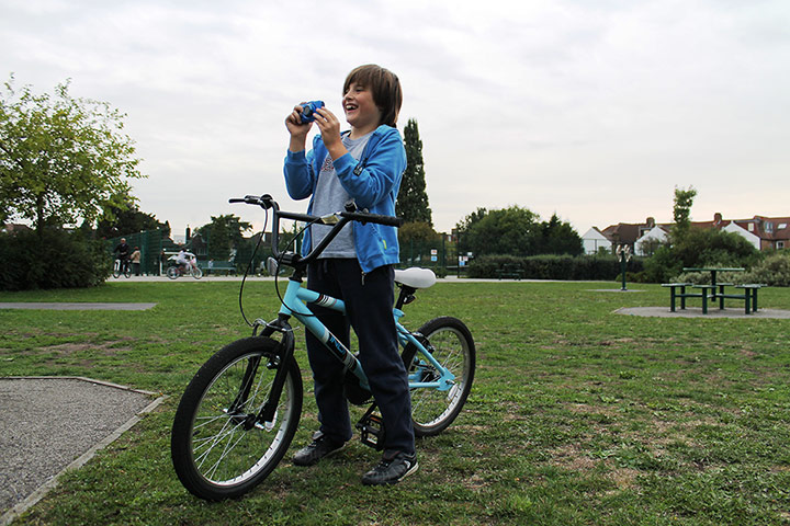 Duracell: Eliott, nine, goes to a camera club at school each week and is a budding ph
