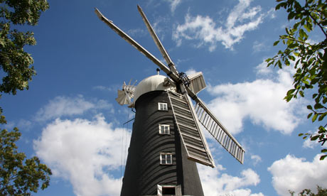 Working five sail windmill at Alford, Lincolnshire