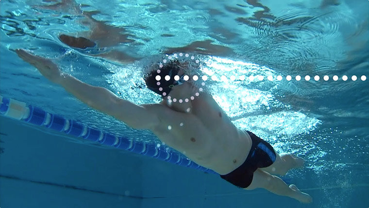 Speedo | Technique: <strong>Freestyle <br></br>Position and breathing:</strong> Keep in a neutr