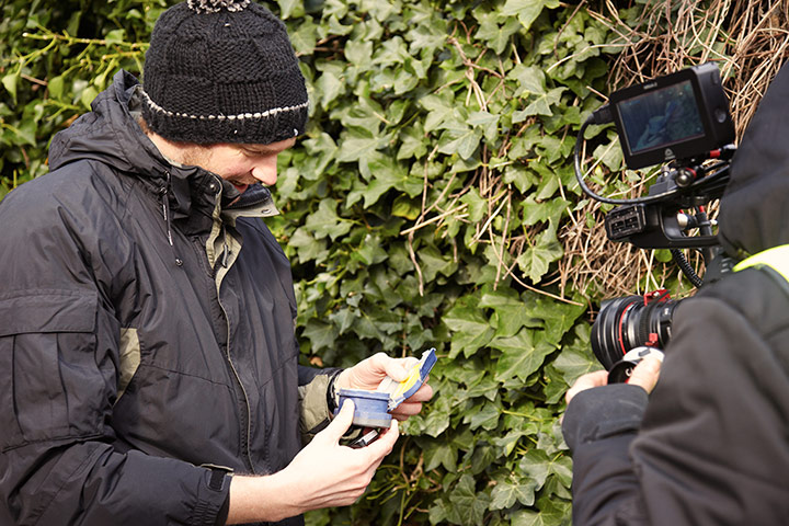 Duracell: Carroll’s challenge was filmed for an exclusive Guardian video, made in ass