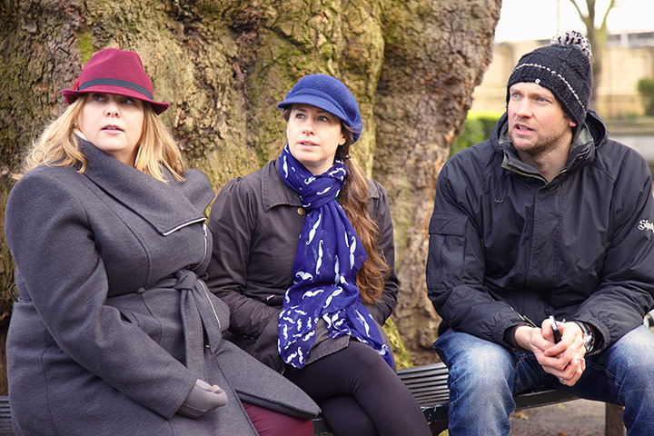 Duracell: Matt met experienced geocachers Hazel (left) and Louise to find out more ab