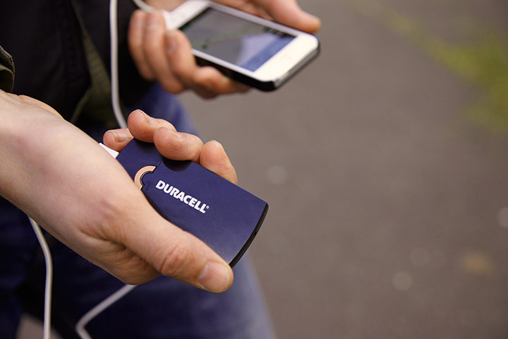 Duracell: When you’re geocaching all day, running the app constantly on your phone ca