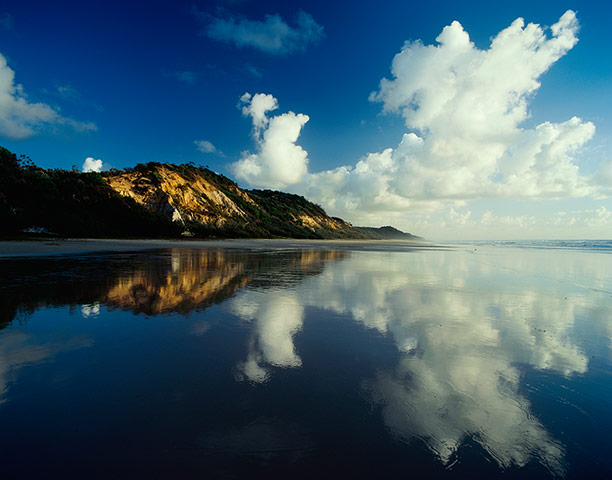 Australia Journeys: Cathedral Beach on Fraser Island, a 123km (76 miles) island off the souther