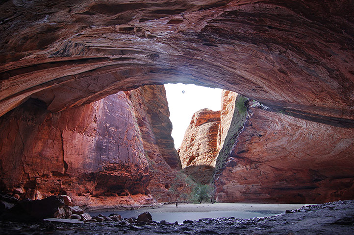 Australia Journeys: The Cathedral Gorge in the Kimberley, Western Australia, is one of the most