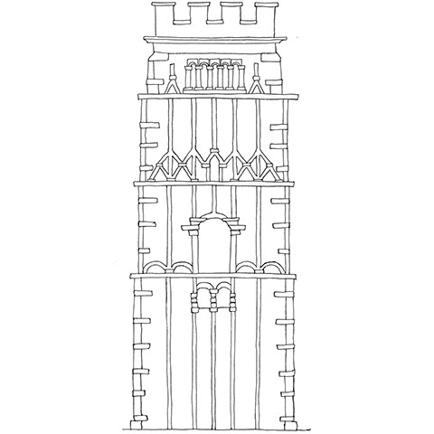 British architecture one: Pilaster strips
