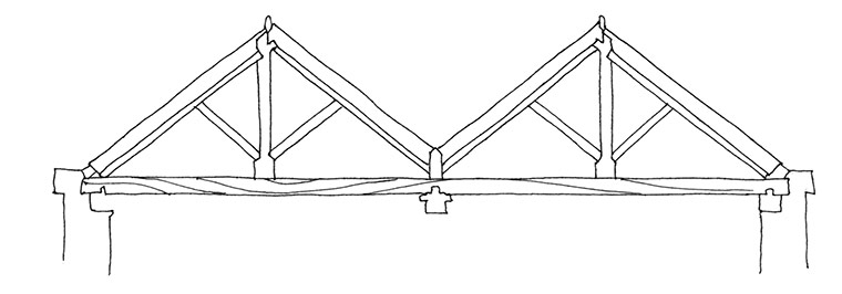 British architecture two: M roof