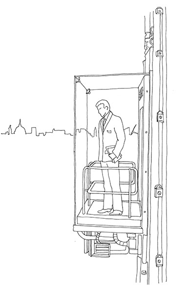 British architecture two: External lifts