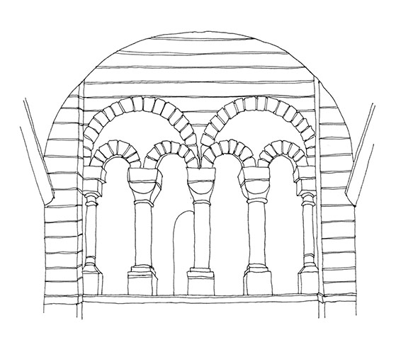 British architecture one: Baluster shafts