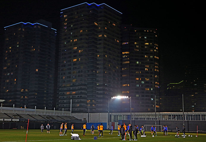 FIFA Club World Cup Final: Chelsea Training
