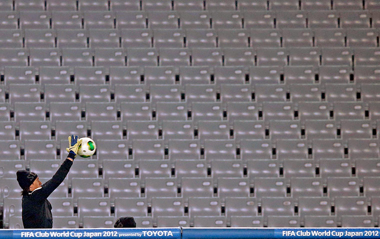 FIFA Club World Cup Final: Goalkeeper Ramos of Brazil's Corinthians