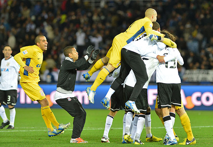 FIFA Club World Cup Final: Brazil's Corinthians celebrate