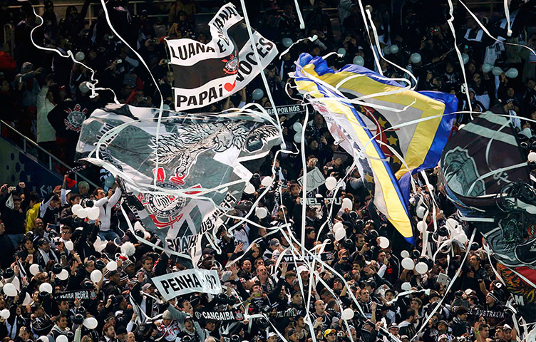 FIFA Club World Cup Final: Fans of Brazil's Corinthians cheer