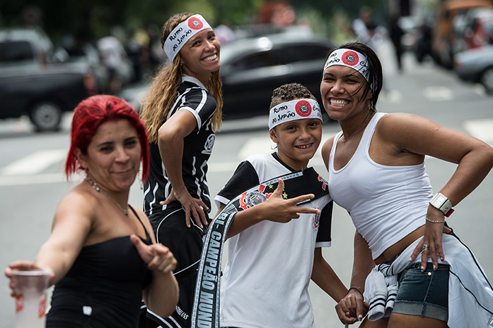 FIFA Club World Cup Final: Fans of Brazilian club Corinthians celeb