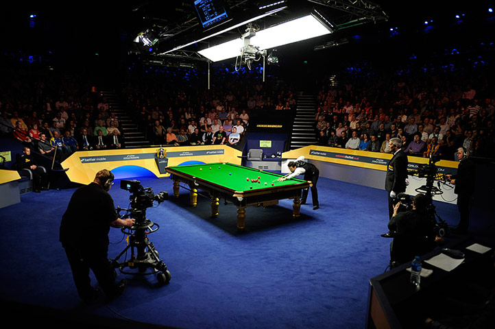 World Snooker: Ronnie O'Sullivan at the table