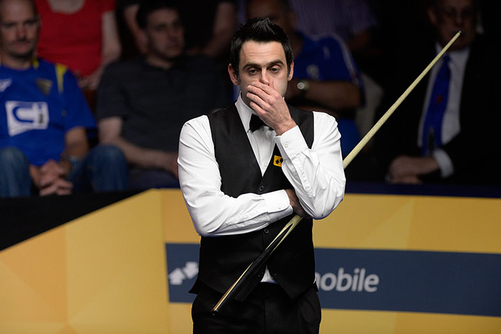 World Snooker: Ronnie O'Sullivan concentrates