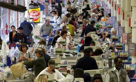 Tesco checkouts
