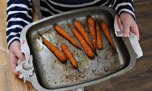 Back to basics: preparing the carrots for 