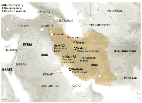 iran map green