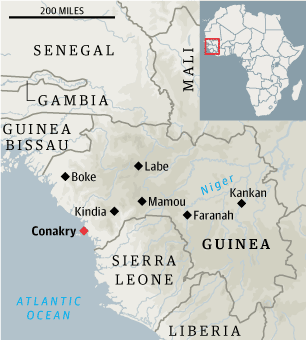 Guiné, na África