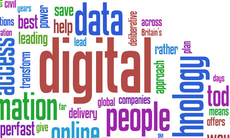 Gordon Brown's digital Britain speech as a Wordle